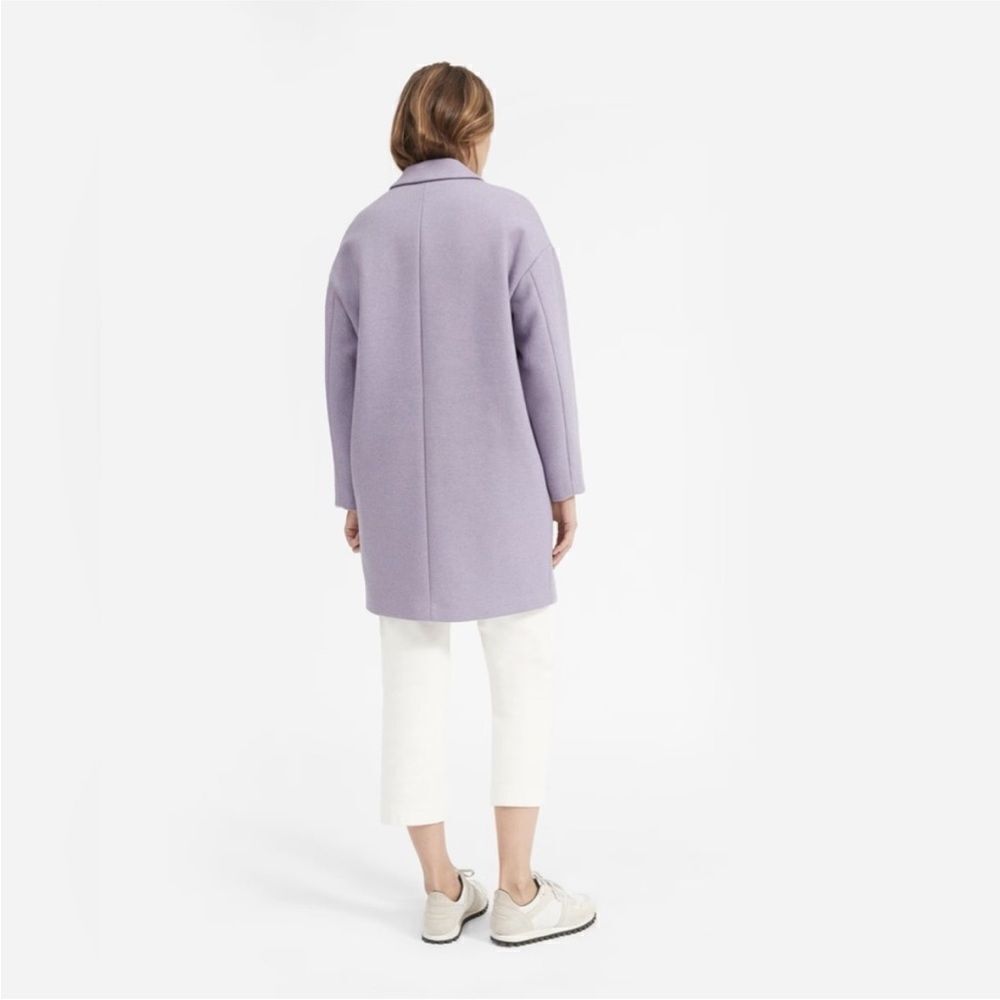 NWT Everlane Cocoon Wool blend Coat in Lavender / Purple - Picture 6 of 13